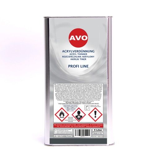 Acrylverdünnung liter 2k - 5,